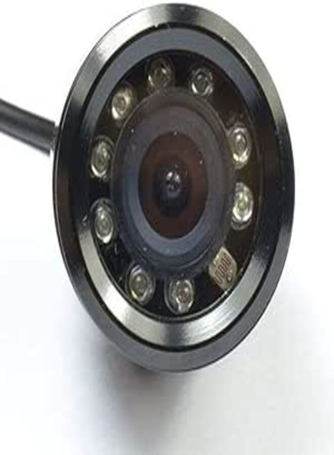 Conceptronic Waterproof Car Rear View Backup Reversing Camera Flush Mount with 8 LED Night Vision -Cmos